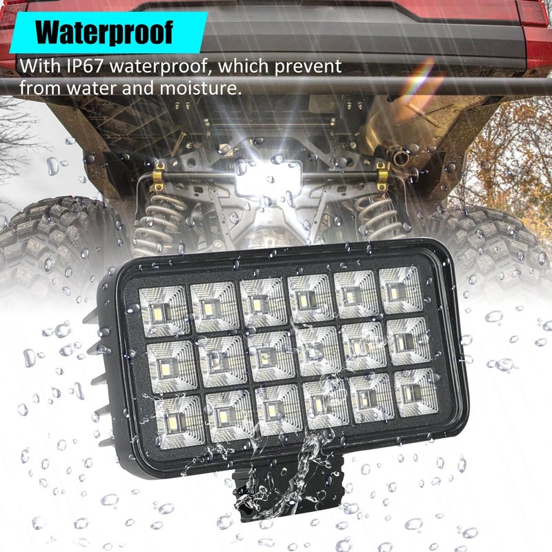 SUNPIE Reverse Lights for Polaris Ranger 1000 2018-2026, Bright LED Backup Lights Kit 36W Waterproof LED Kit for Ranger 1000 Crew, Back Up Light Assemblies Plug and Play - Image 4